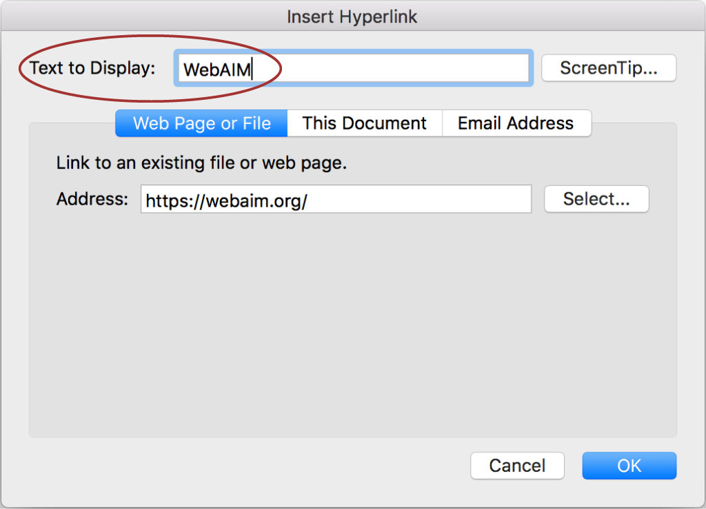 create header to ms word on mac